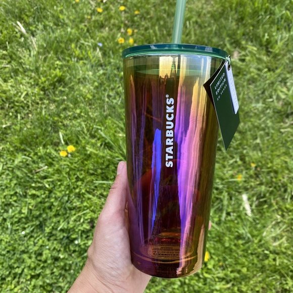 Starbucks Glass Tumbler Anniversary Ombre Cold Cup